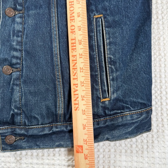 Levi’s Sherpa Lined Denim Trucker Jacket Men’s Large - Picture 7 of 10